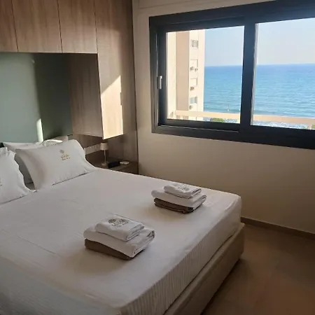 아파트 Lazuli Sea View & Pool Ap 502 라르나카